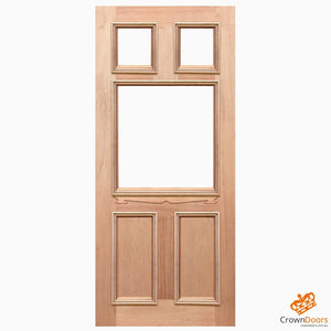 Federation Flat Top GL Entrance Door - Unglazed