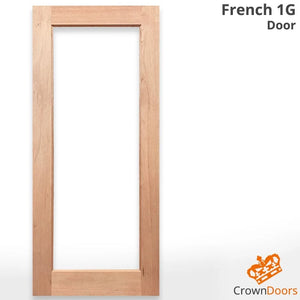 French 1G Internal Door  - Unglazed