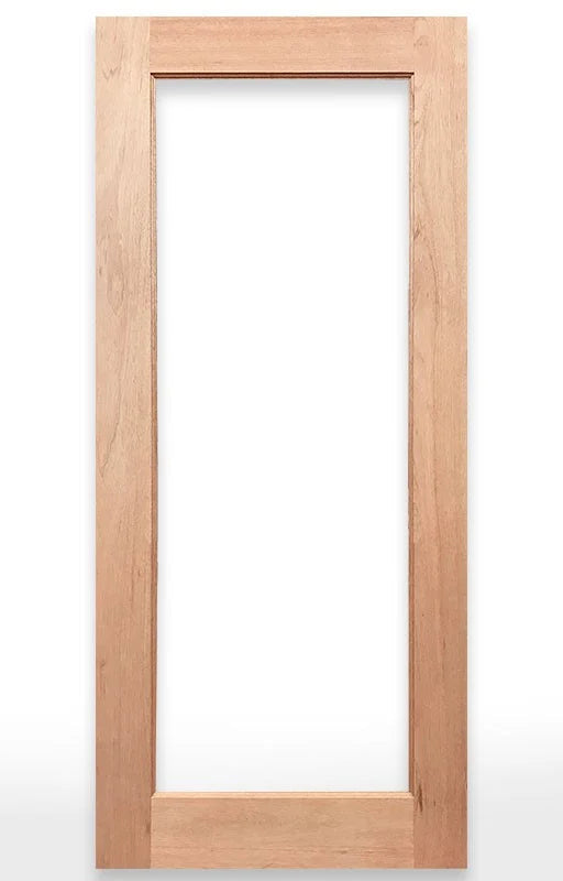 Wooden French door labeled 'French 1G Door' with 'Crown Doors' logo on a white background