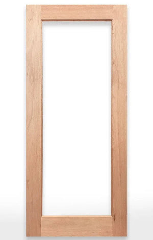 Wooden French door labeled 'French 1G Door' with 'Crown Doors' logo on a white background