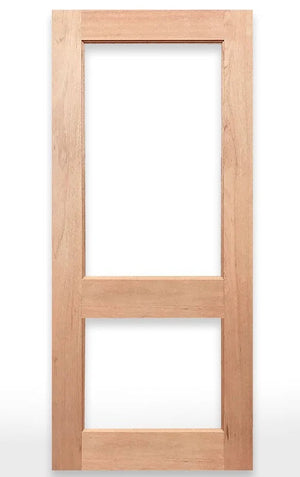 Wooden French door labeled 'French 2G Door' with 'Crown Doors' logo on a white background