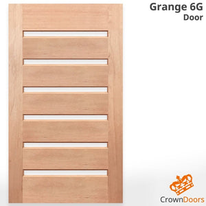 Grange 6G Modern Entrance Door - Unglazed