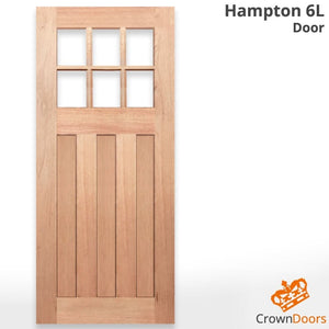 Hampton-6L Entrance Door - Unglazed