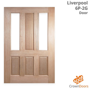 Liverpool 6P-2G Entrance Door - Unglazed