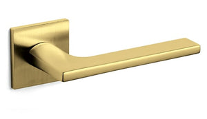 Olivari Lotus Q Lever Passage Set on Low Square Rose
