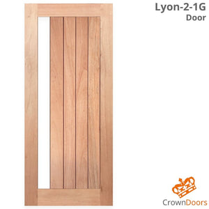 Lyon-2-1G Entrance Door - Unglazed
