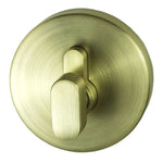 Nidus Spring Round Eurobolt - Single Cylinder Visual Satin Brass