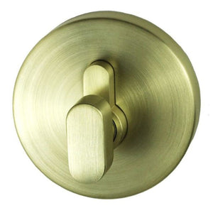 Nidus Spring Round Eurobolt - Single Cylinder Visual Satin Brass