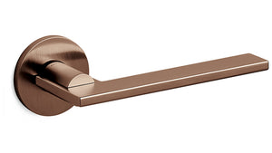 Olivari Open Lever Passage Set on Low Round Rose