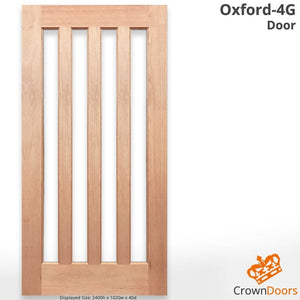 Oxford 4G Modern Entrance Door - Unglazed