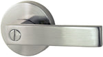 Nidus Lonsdale Round Lever Privacy Set  Visual Chrome