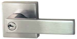 Nidus Lonsdale Square Key in Lever Entrance Set  Visual Chrome