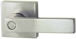 Nidus Lonsdale Square Lever Privacy Set  Visual Chrome