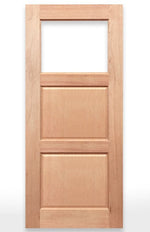 Wooden door labeled 'Regal R-A Door' with 'Crown Doors' logo on a white background