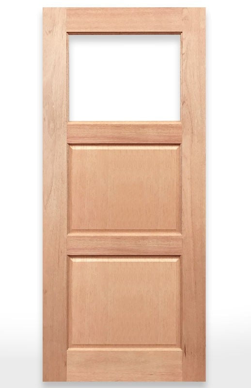 Wooden door labeled 'Regal R-A Door' with 'Crown Doors' logo on a white background