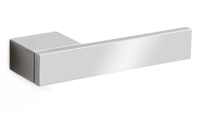 Metallic rectangular object on a white background