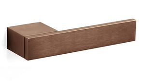 Bronze-colored rectangular object on a white background