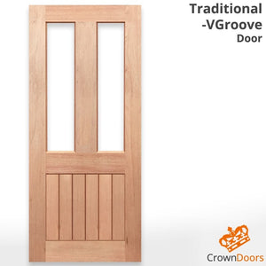 Traditional-VGroove Internal Door - Unglazed