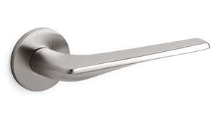 Olivari Twist Lever Passage Set on Low Round Rose
