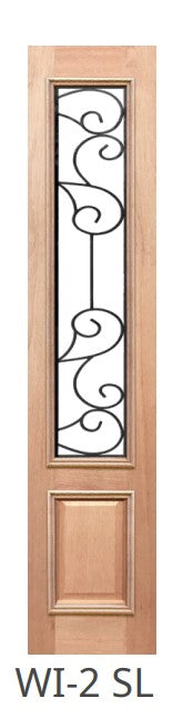 Wrought Iron-2 SL Obscure Internal Door